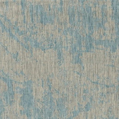 3' X 4' Green And Denim Blue Abstract Area Rug