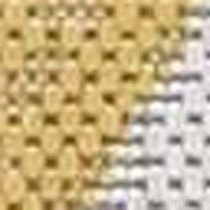 8' Gold And Ivory Abstract Indoor Outdoor Area Rug