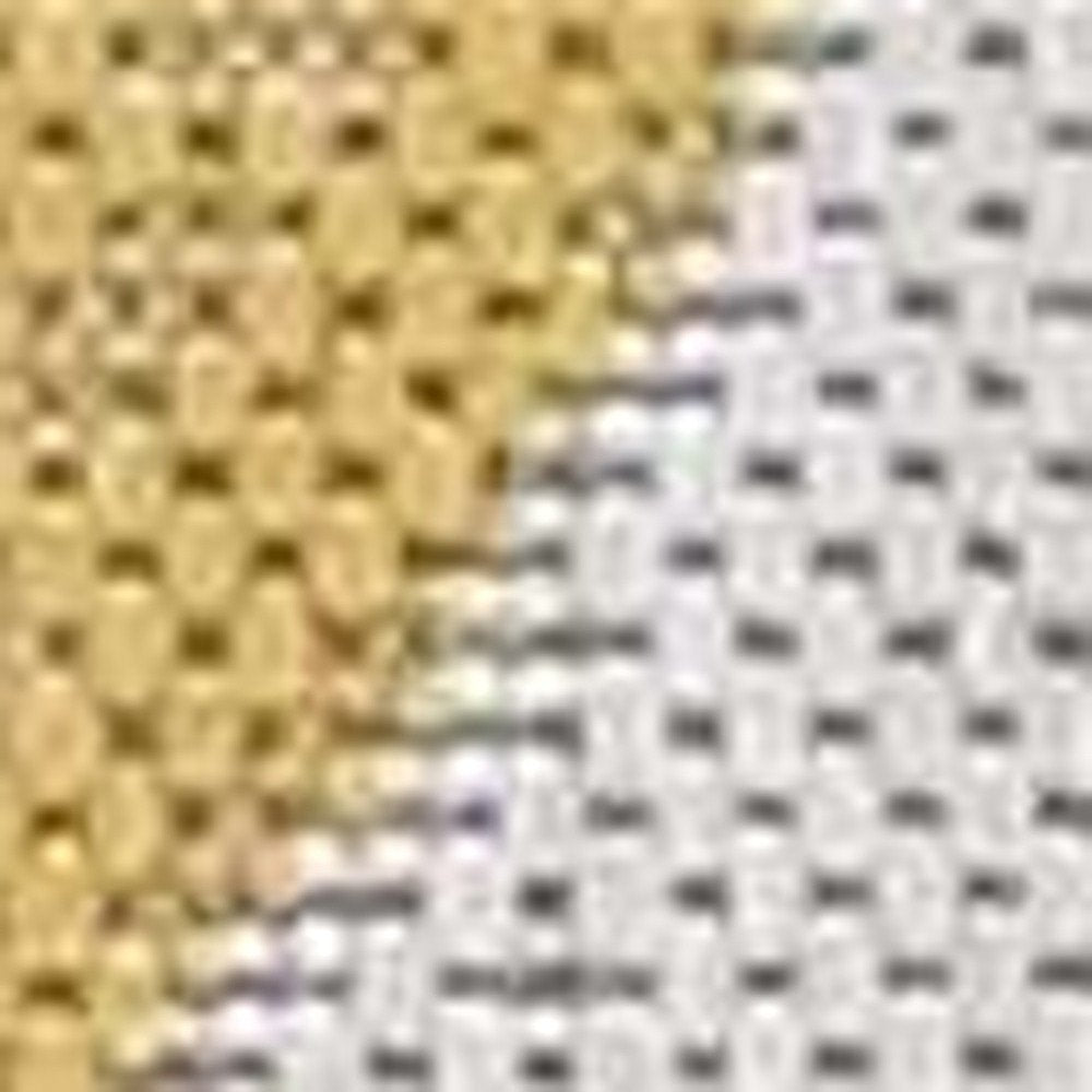 8' Gold And Ivory Abstract Indoor Outdoor Area Rug
