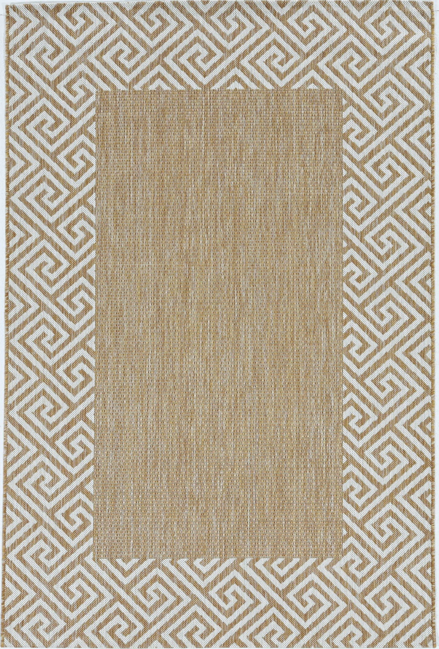 3' X 4' Natural Geometric Area Rug