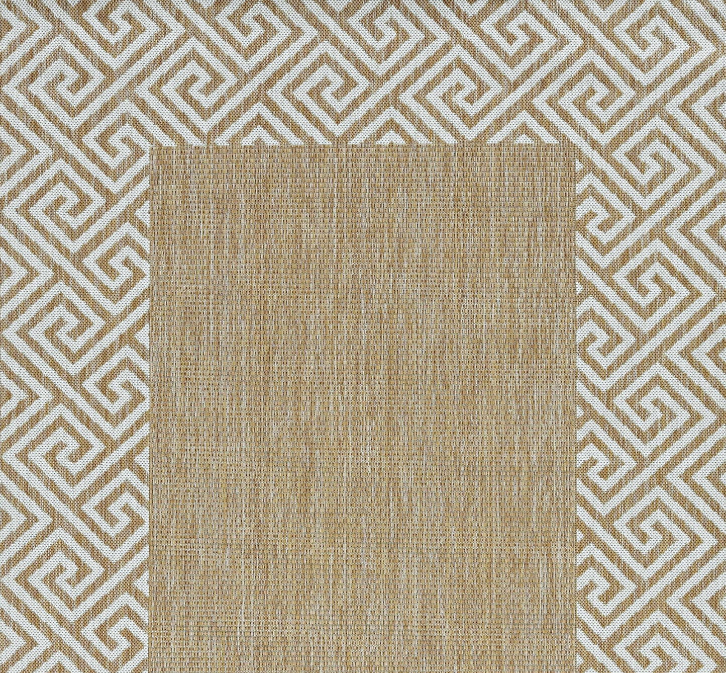 3' X 4' Natural Geometric Area Rug