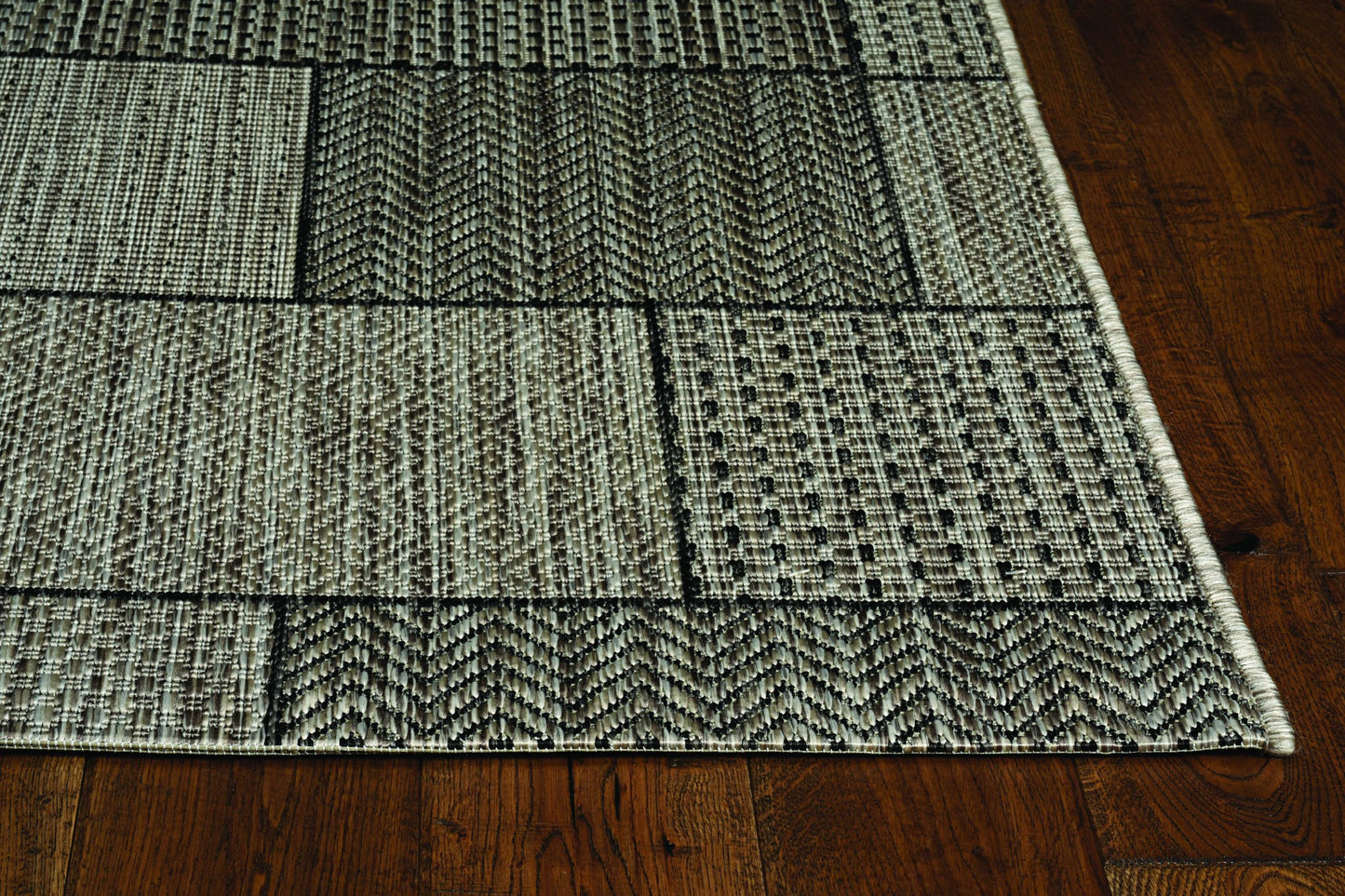 3' X 4' Gray Southwestern Indoor Outdoor Area Rug