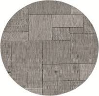 3' X 4' Gray Southwestern Indoor Outdoor Area Rug