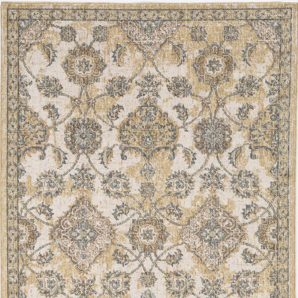 108 X 156 Ivory  Sand Wool Rug