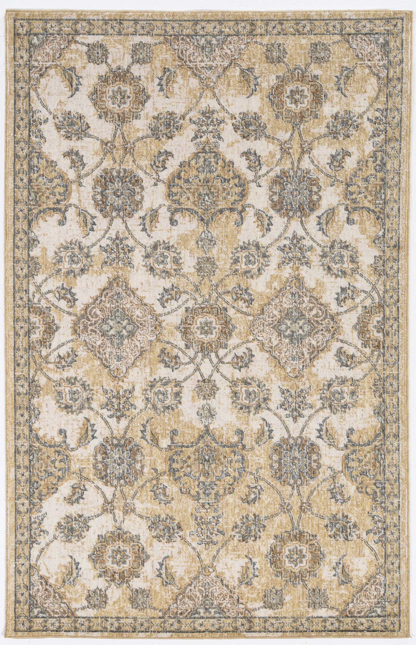 108 X 156 Ivory  Sand Wool Rug