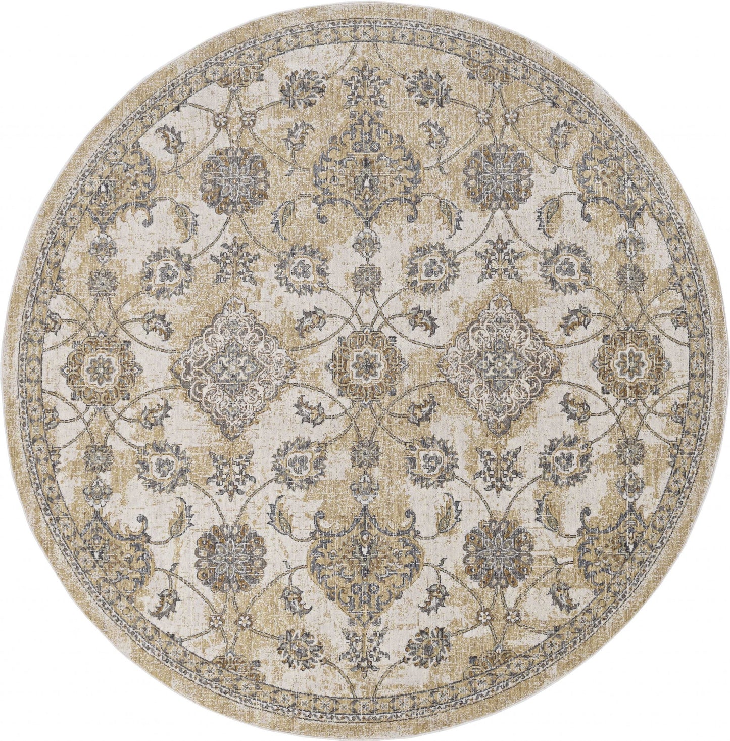 108 X 156 Ivory  Sand Wool Rug