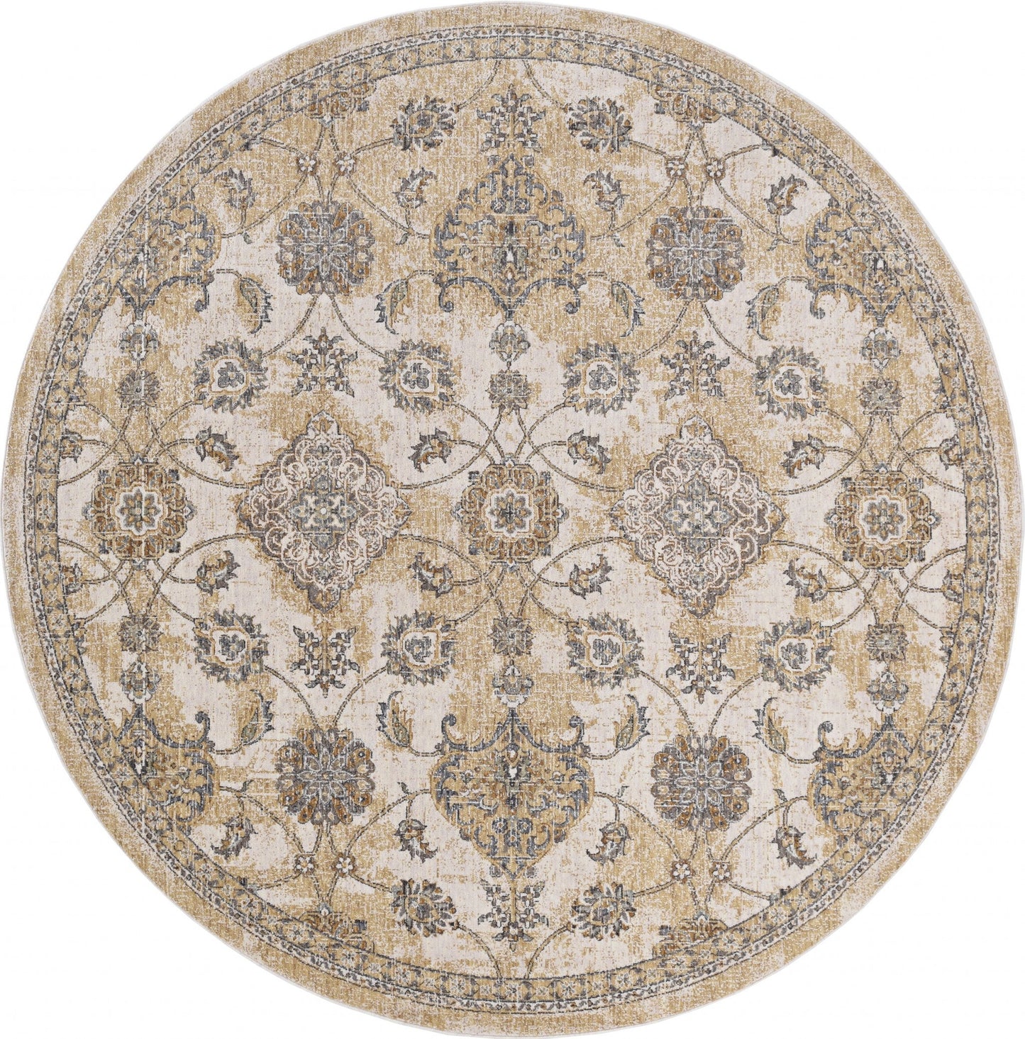 108 X 156 Ivory  Sand Wool Rug