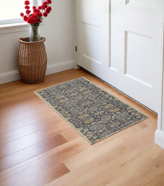 108 X 108 Taupe Wool Rug