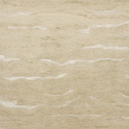 3' X 5' Beige And Ivory Abstract Hand Tufted Area Rug