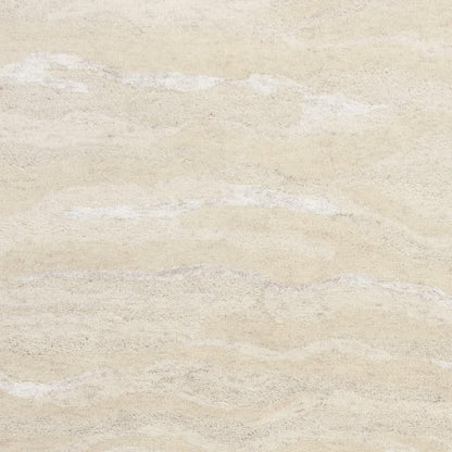 3' X 5' Beige And Ivory Wool Abstract Hand Tufted Area Rug