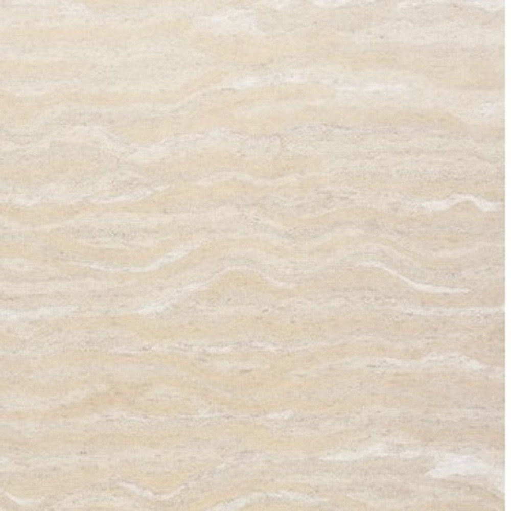 9' X 12' Beige And Ivory Abstract Hand Tufted Area Rug