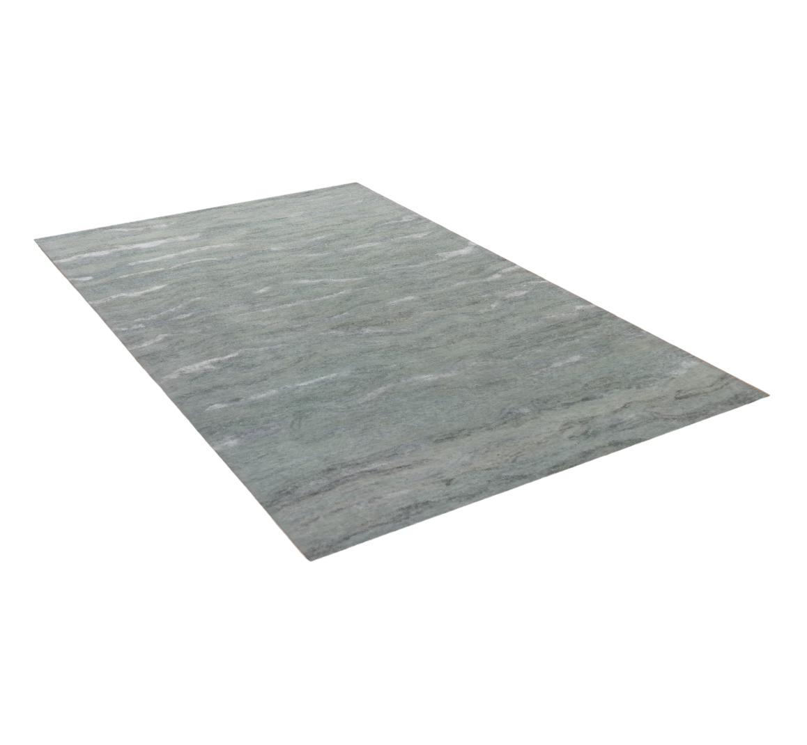 5' X 7' Slate Grey Hand Tufted Abstract Indoor Area Rug