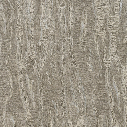 3' X 5' Sand And Gray Abstract Hand Tufted Area Rug