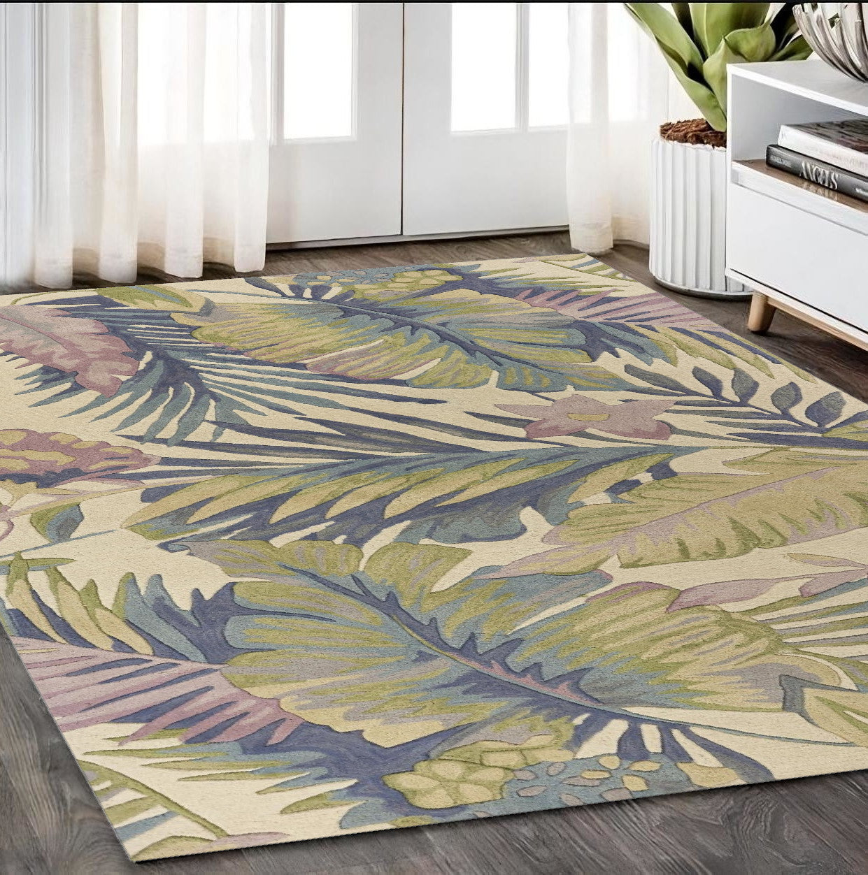 102 X 138 Pastel Wool Rug