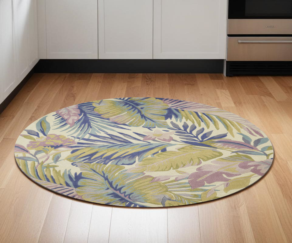 102 X 138 Pastel Wool Rug