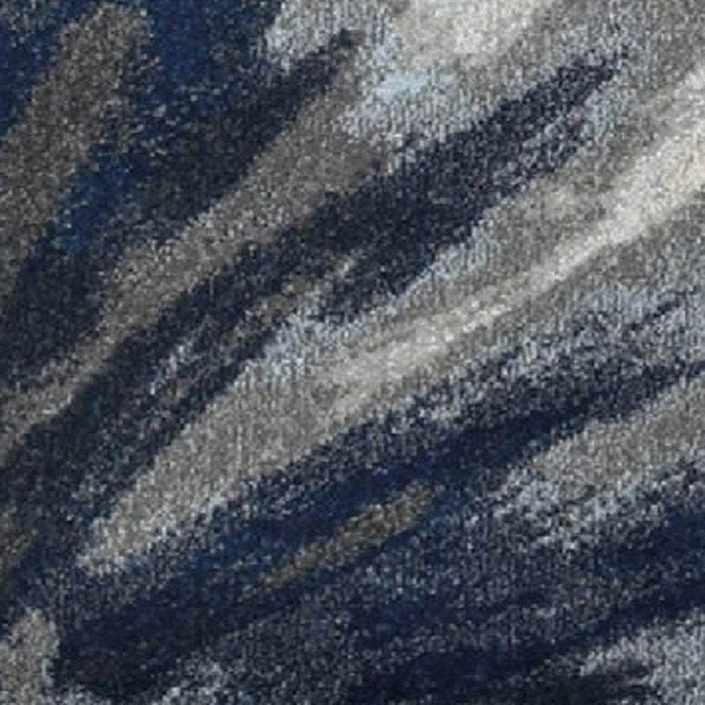 10' X 13' Ivory Blue Area Rug