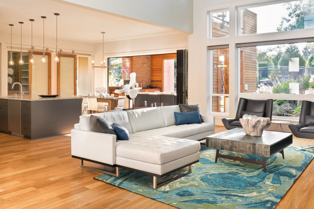 3' X 5' Multicoloured Abstract Shag Area Rug