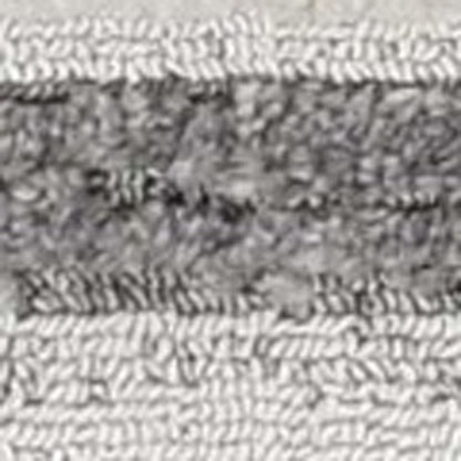 8' Gray And Ivory Abstract Runner Rug