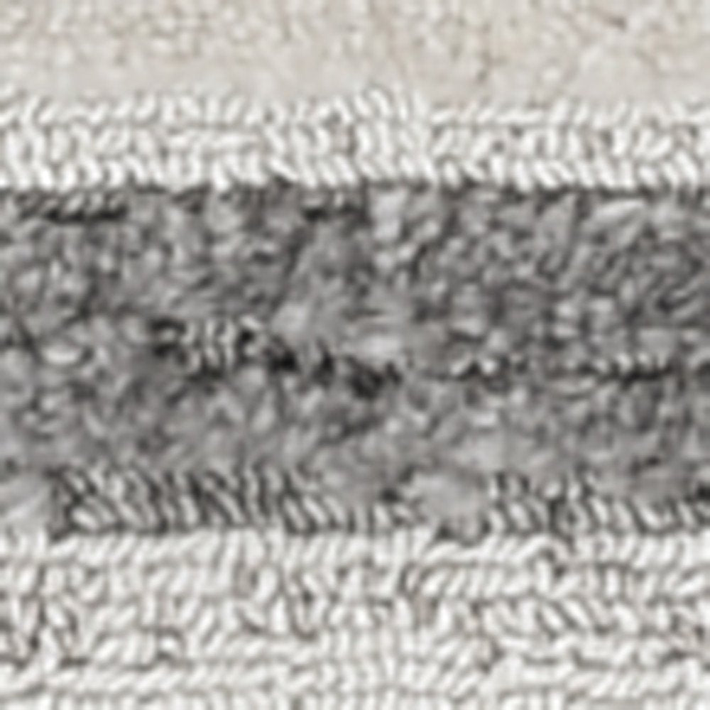 5' X 8' Gray and Ivory Abstract Area Rug