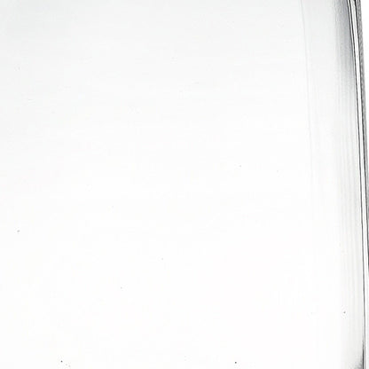 10" Clear Crystal Glass Rectangular Table Vase