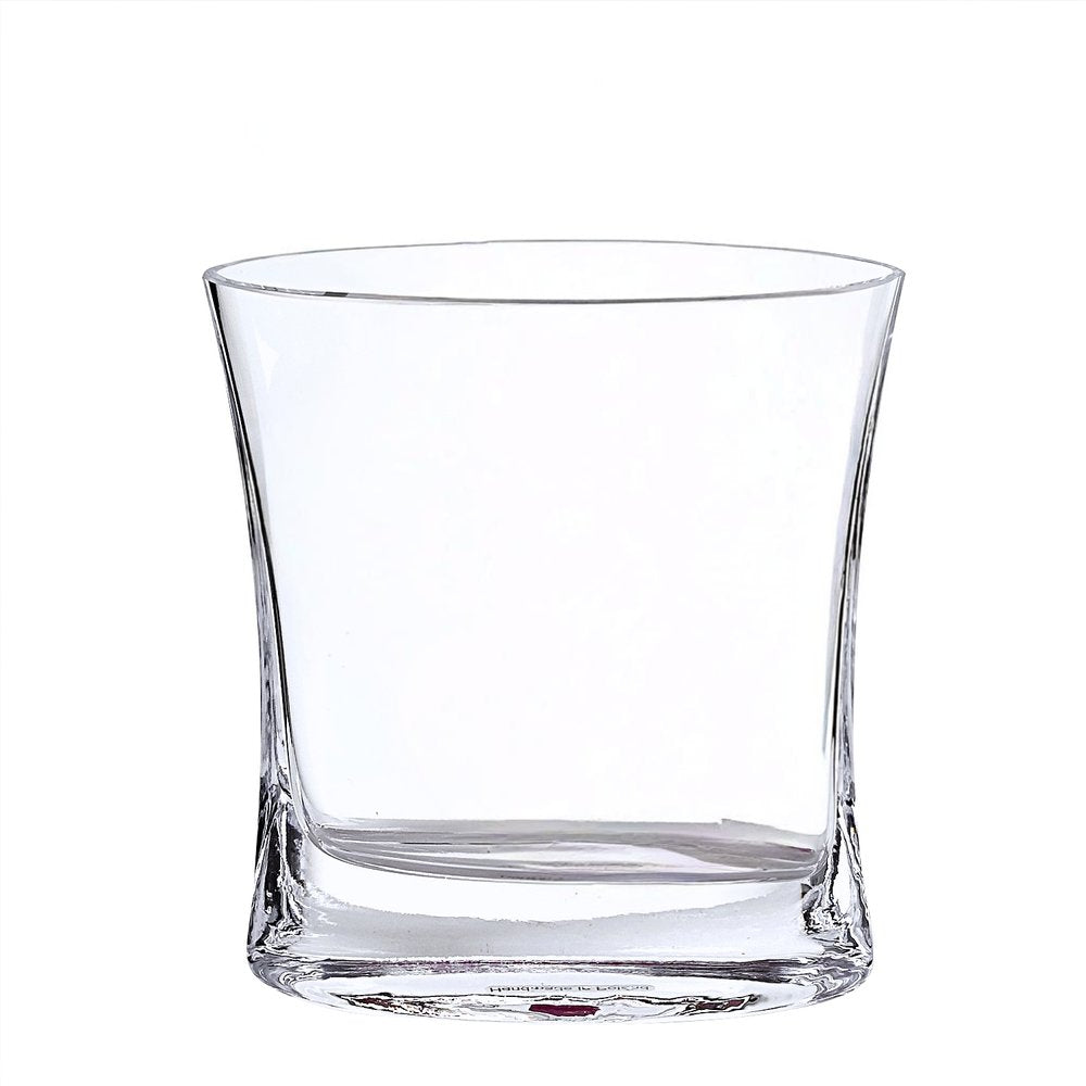 7" Clear Oval Crystal Glass Table Vase