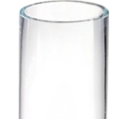 9" Clear Cylindrical Lead Free Crystal Bud Table Vase