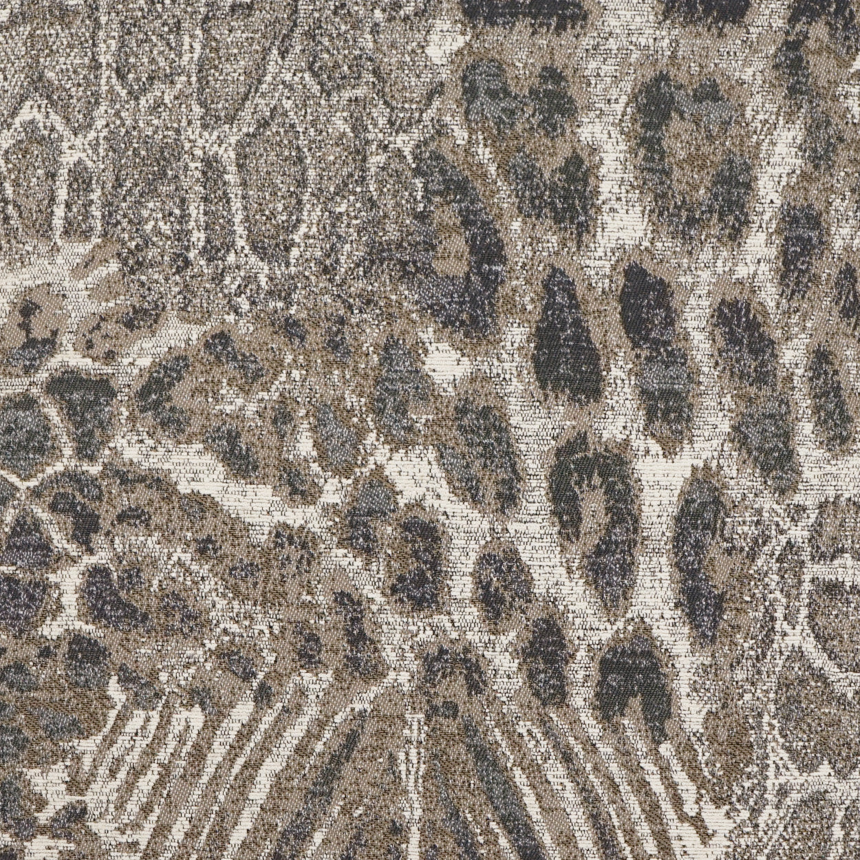 D.V. KAP HOME   24" x 24" Serengeti Pillow - Grey Animal    - 3760-G-2424