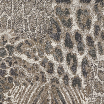 D.V. KAP HOME   24" x 24" Serengeti Pillow - Grey Animal    - 3760-G-2424