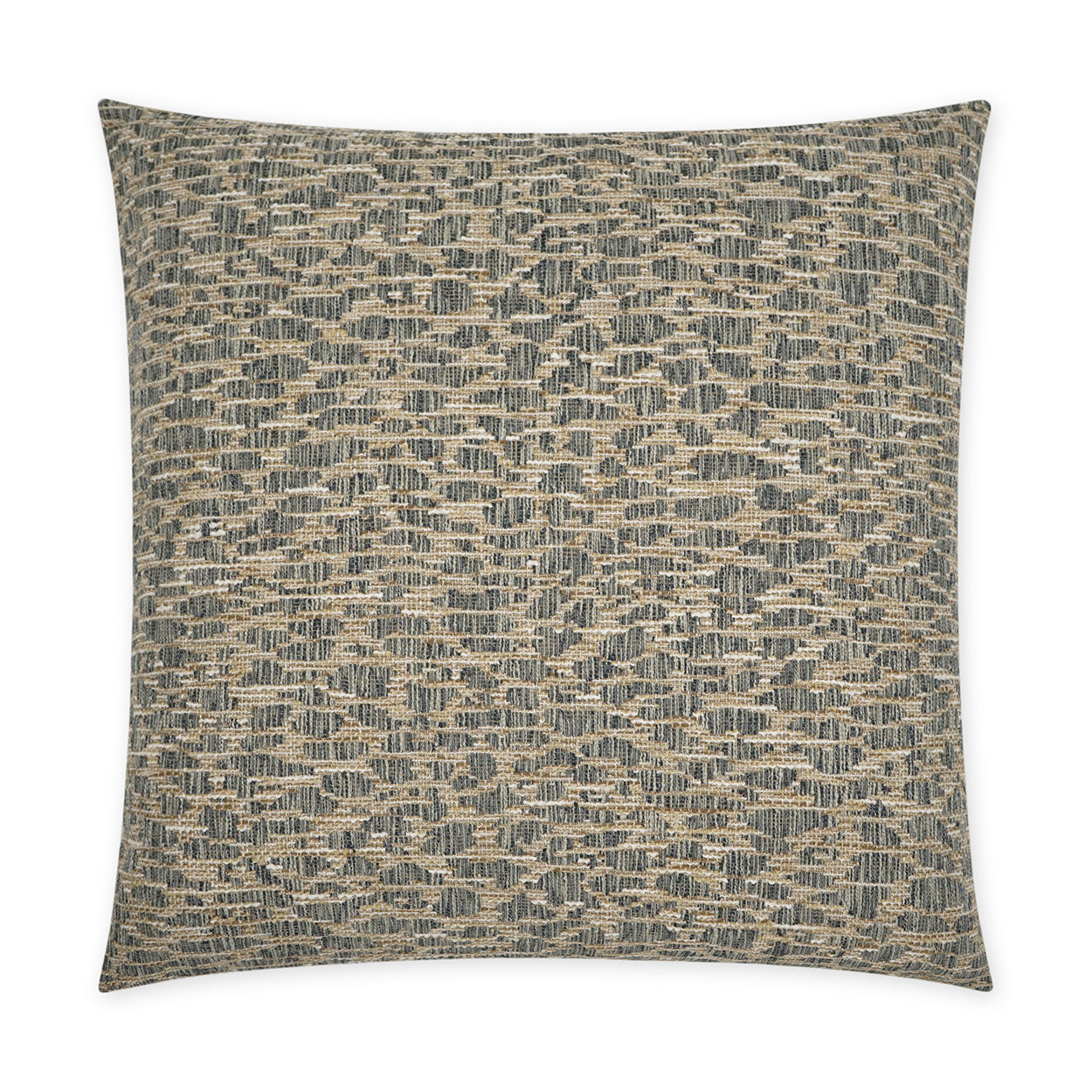 D.V. KAP HOME   24" x 24" Bengal Pillow - Flint Animal, Abstract    - 3761-F-2424