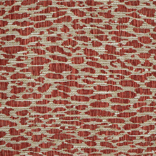 D.V. KAP HOME 3761-S-YARD Bengal Fabric - Spice Animal, Abstract  Red   - Bengal