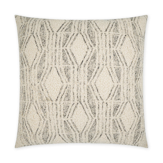 D.V. KAP HOME   24" x 24" Faux Show Pillow Global, Farmhouse, Fur    - 3762-2424