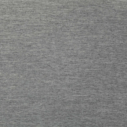 38" Gray and Brown Linen Arm Chair