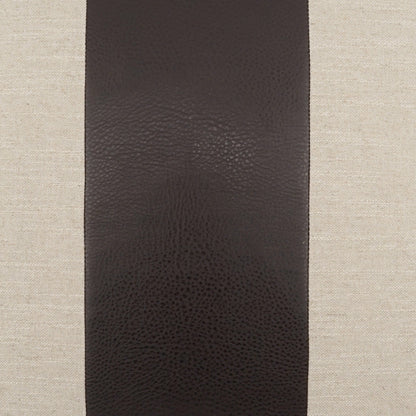 D.V. KAP HOME   24" x 24" Rodeo Band Pillow - Chocolate Western Chic, Farmhouse, Band / Ribbon    - 3767-C-2424