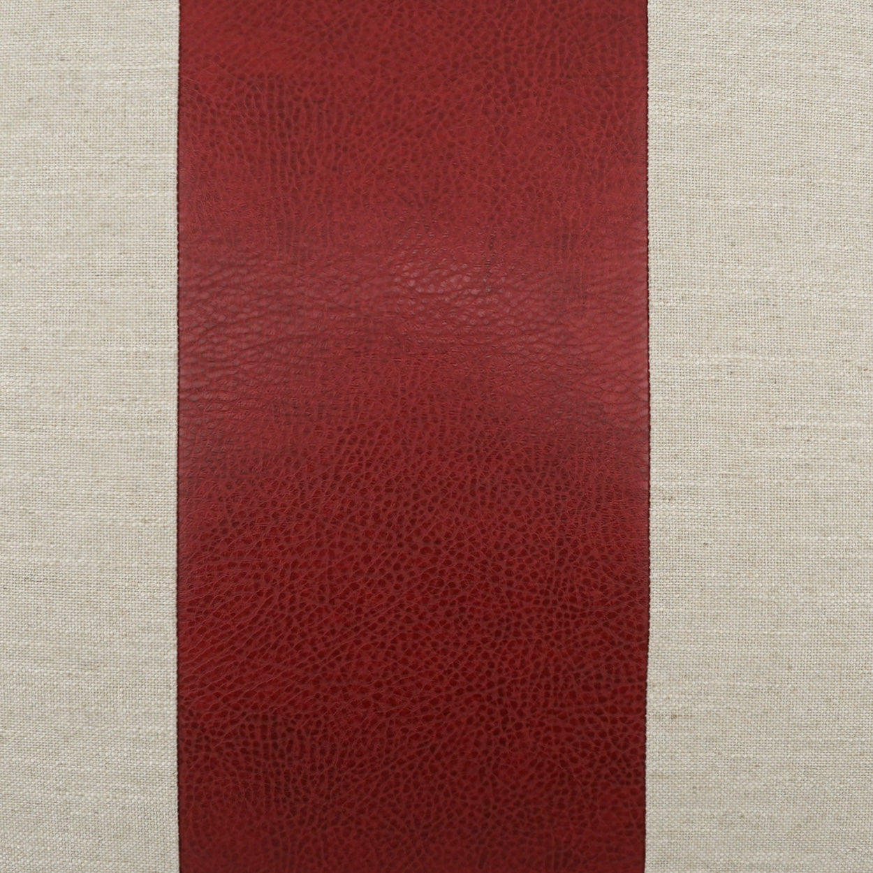 D.V. KAP HOME   24" x 24" Rodeo Band Pillow - Red Western Chic, Farmhouse, Band / Ribbon    - 3767-R-2424