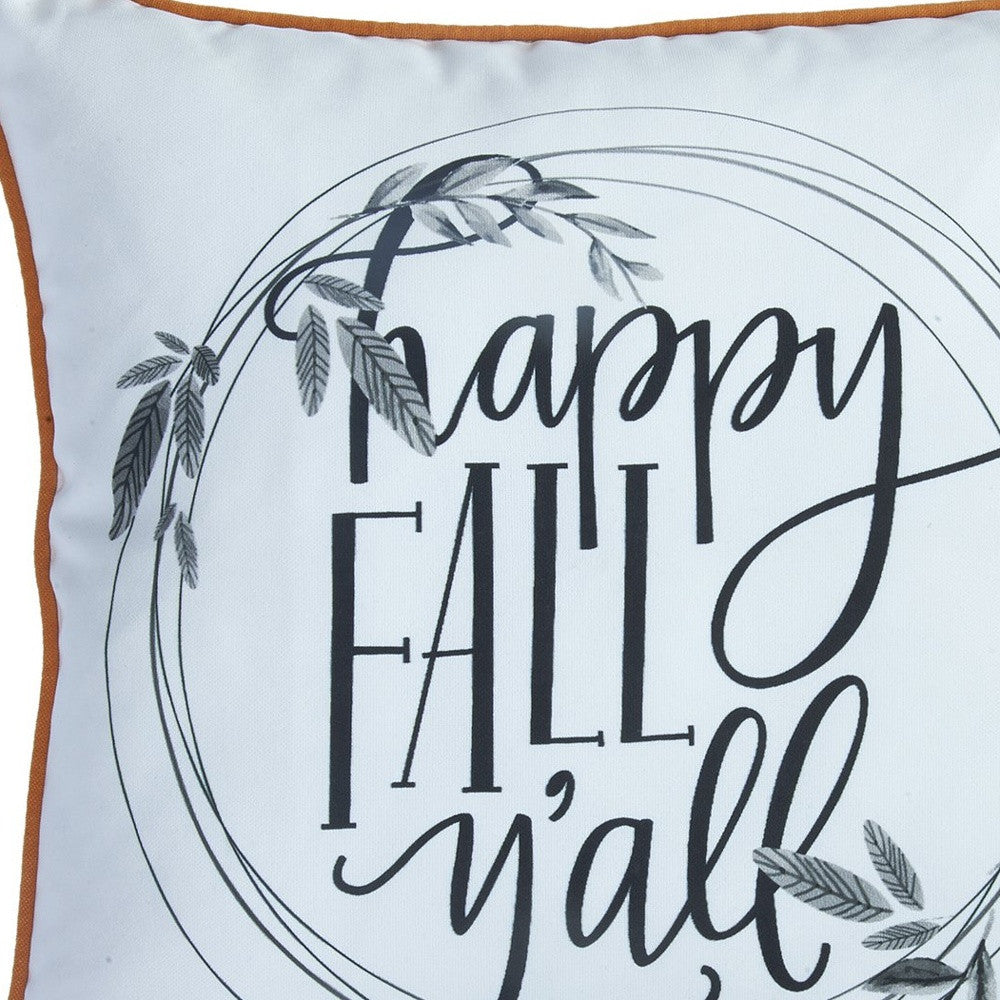 Set Of 4 18" Thanksgiving Quote Throw Pillow Cover In Multicolor