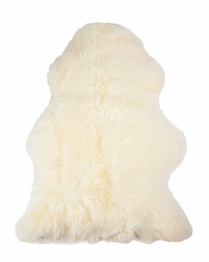 2' X 3' Warm Gray New Zealand Natural Sheepskin Rug