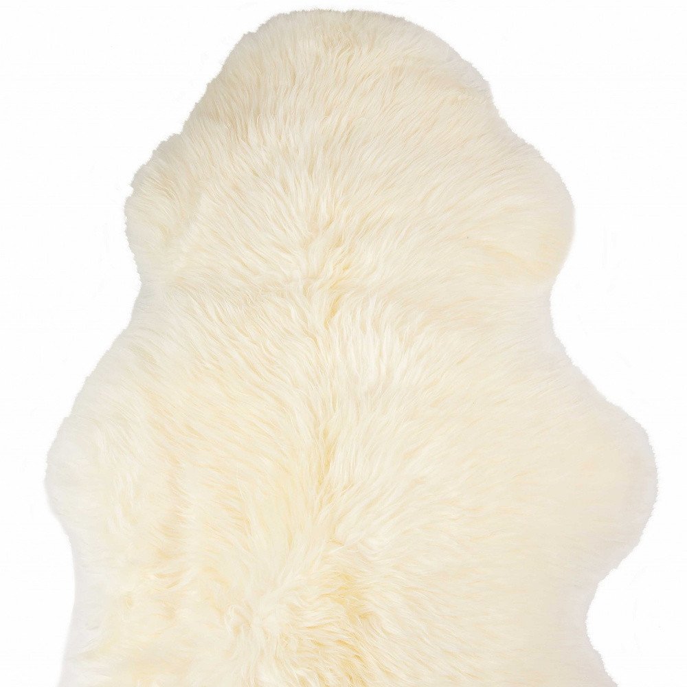 2' X 3' Warm Gray New Zealand Natural Sheepskin Rug