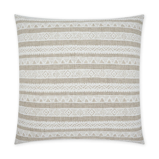 D.V. KAP HOME   24" x 24" Coretto Pillow Global, Western Chic, Stripes    - 3770-2424