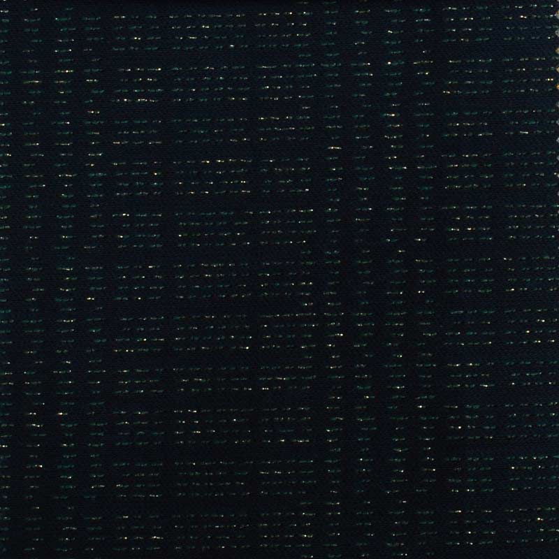 Dark cobalt-toned textured upholstery fabric with fine metallic threads and a subtle speckle pattern.