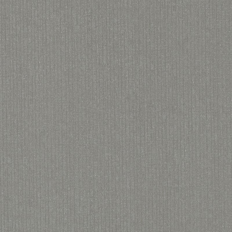 Gray textured fabric swatch with fine vertical ribbing; soft knit look.