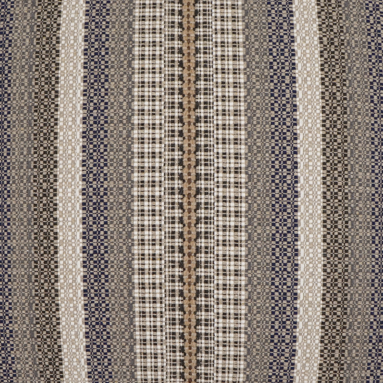 D.V. KAP HOME   24" x 24" Lalam Pillow Western Chic, Farmhouse, Stripes    - 3773-2424