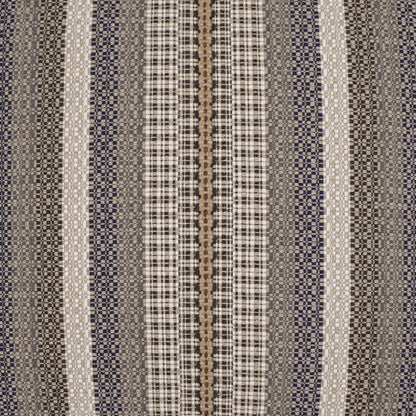 D.V. KAP HOME   24" x 24" Lalam Pillow Western Chic, Farmhouse, Stripes    - 3773-2424