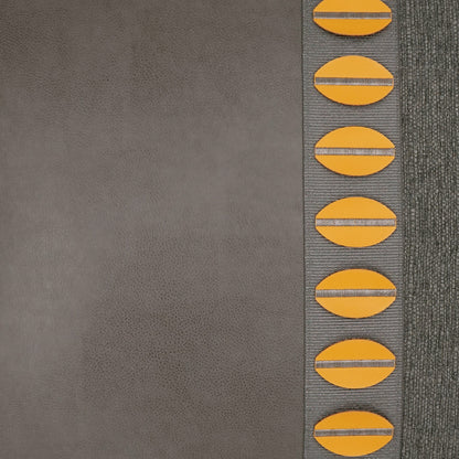 D.V. KAP HOME   24" x 24" Paros Pillow - Mustard Traditional, Band / Ribbon    - 3774-M-2424