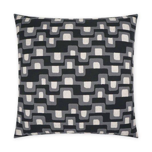 D.V. KAP HOME   24" x 24" Final Touch Pillow Abstract, Modern    - 3776-2424