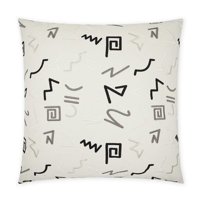 D.V. KAP HOME   24" x 24" Staccato Pillow Abstract, Modern    - 3778-2424
