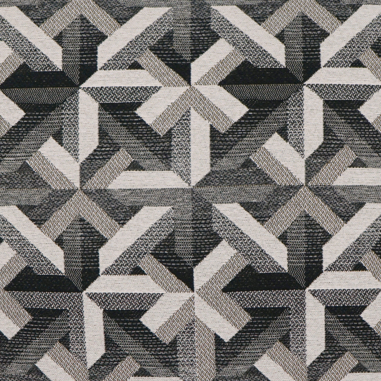 D.V. KAP HOME   24" x 24" Edifice Pillow - Onyx Modern, Geometric    - 3784-O-2424