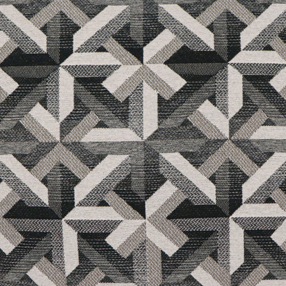 D.V. KAP HOME   24" x 24" Edifice Pillow - Onyx Modern, Geometric    - 3784-O-2424