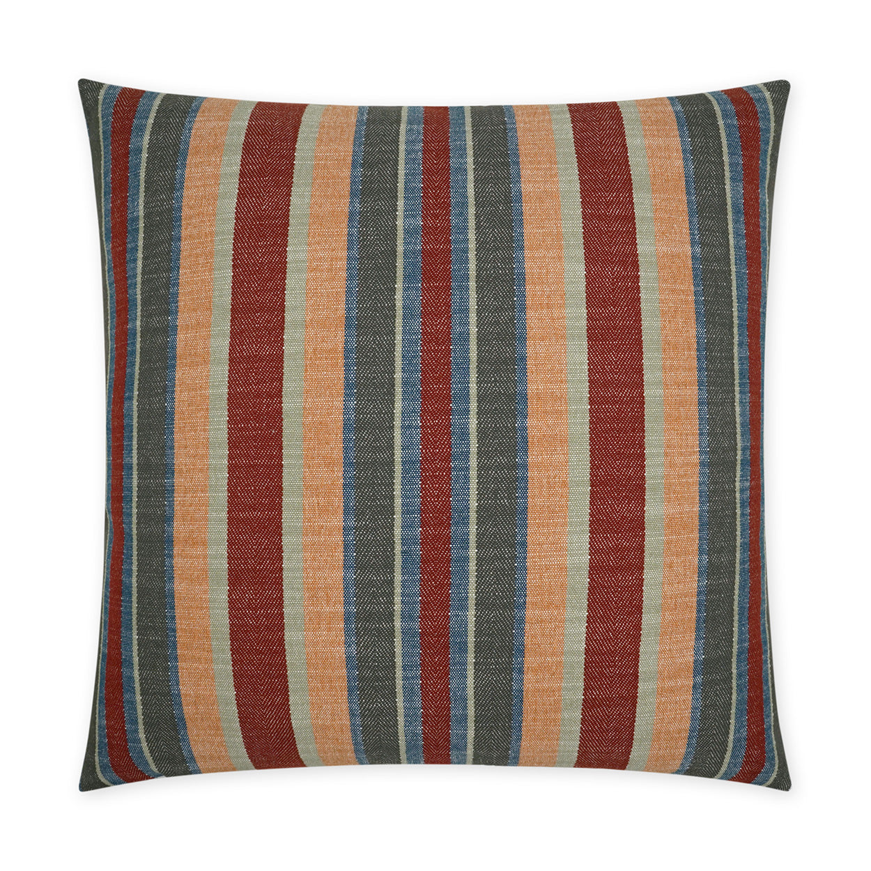 D.V. KAP HOME   24" x 24" Ponce Pillow - Lodge Western Chic, Stripes    - 3788-L-2424