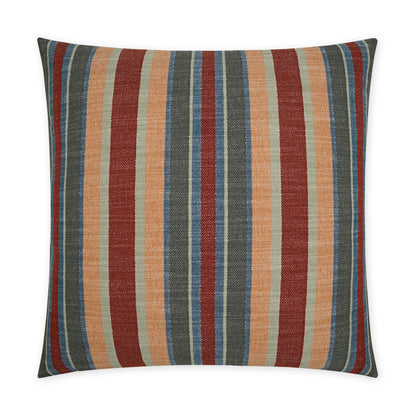 D.V. KAP HOME   24" x 24" Ponce Pillow - Lodge Western Chic, Stripes    - 3788-L-2424