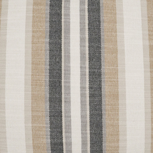 D.V. KAP HOME 3788-N-YARD Ponce Fabric - Natural Western Chic, Stripes  Tan,Taupe   - Ponce